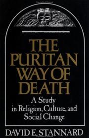 Cover of: The Puritan Way of Death by David E. Stannard