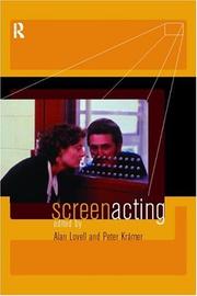 Cover of: Screen acting