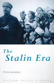 Cover of: The Stalin era by Philip Boobbyer