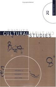 Cover of: Science, Technology and Culture: Cultural Studies (Cultural Studies , Vol 12, No 3)
