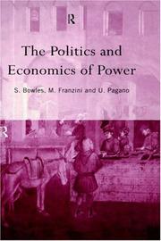 Cover of: The politics and economics of power