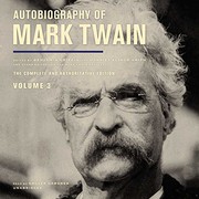 Cover of: Autobiography of Mark Twain, Vol. 3 by Mark Twain, Benjamin Griffin, Harriet Elinor Smith