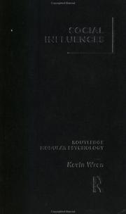 Cover of: Social Influences (Routledge Modular Psychology) by Kevin Wren