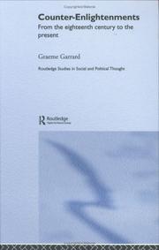 Cover of: Counter-enlightenments | Graeme Garrard