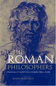 The Roman philosophers by Mark P. O. Morford
