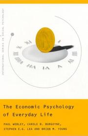 Cover of: The economic psychology of everyday life