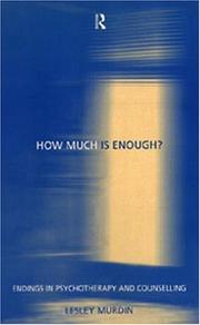 Cover of: How Much is Enough? by Lesley Murdin