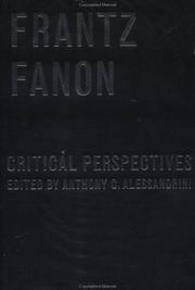 Frantz Fanon by Alessandrini, Anthony C. Alessandrini