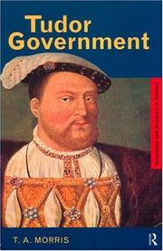 Cover of: Tudor government