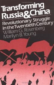 Cover of: Transforming Russia and China: revolutionary struggle in the twentieth century