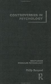 Cover of: Controversies in psychology by Philip Banyard