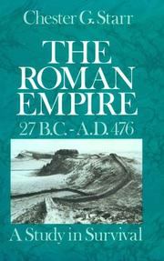 Cover of: The Roman Empire, 27 B.C.-A.D. 476: a study in survival