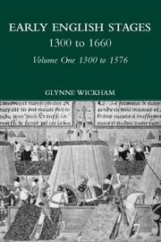 Cover of: Early English Stages, Volume 1 : 1300-1576