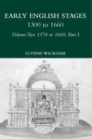 Cover of: Early English Stages, Volume 2.i : 1576-1600