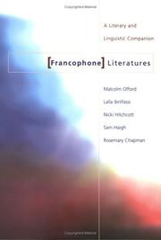 Cover of: Francophone literatures by Malcolm Offord ... [et al.].