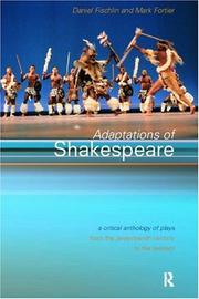 Cover of: Adaptations of Shakespeare by edited by Daniel Fischlin and Mark Fortier.