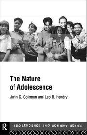 Cover of: The nature of adolescence