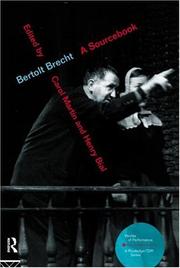 Cover of: Brecht sourcebook