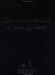 Cover of: The pre-industrial cities and technology reader by edited by Colin Chant.