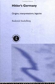 Hitler's Germany by Roderick Stackelberg