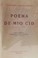 Cover of: Poema de mio Cid
