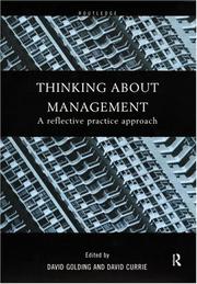 Cover of: Thinking About Management by David Golding, David Golding