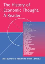 Cover of: The history of economic thought by edited by Steven G. Medema and  Warren J. Samuels.