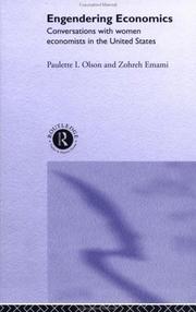 Cover of: Engendering Economics | Paulette Olson