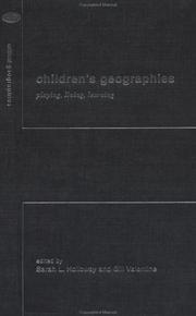 Children's Geographies by Sarah Holloway