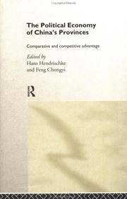 Political Economy of China's Provinces by H. Hendrischke
