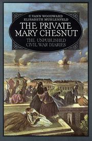 Cover of The private Mary Chesnut