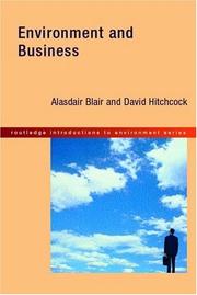 Cover of: Environment and Business (Routledge Introductions to Environment)