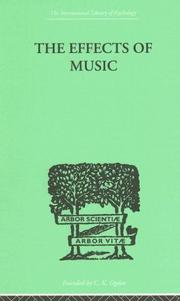 Cover of: The Effects of Music