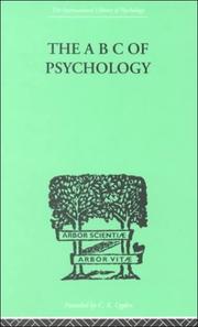 Cover of: The A B C of Psychology