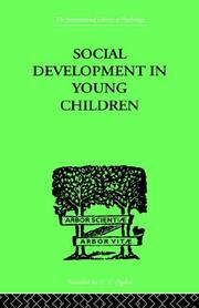 Cover of: Social Development in Young Children by Susan Sutherland Fairhurst Isaacs