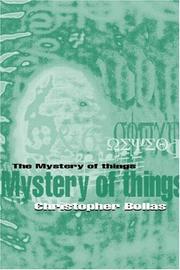 Cover of: The mystery of things
