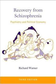 Cover of: Recovery from Schizophrenia by Richard Warner