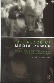 Cover of: The place of media power by Nick Couldry