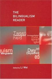 Cover of: The bilingualism reader