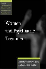 Cover of: Women and Psychiatric Treatment by Claire Henderson