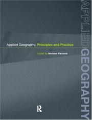 Cover of: Applied Geography