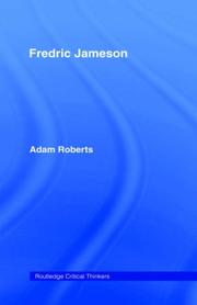 Cover of: Fredric Jameson by Adam Roberts