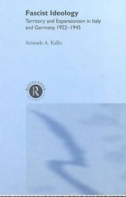 Cover of: Fascist ideology by Aristotle A. Kallis