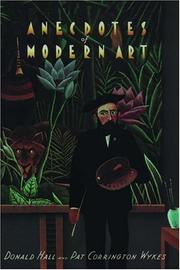 Cover of: Anecdotes of modern art: from Rousseau to Warhol