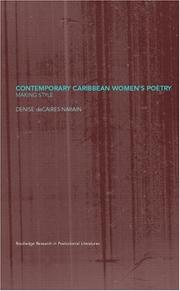 Cover of: Contemporary Caribbean women's poetry by Denise DeCaires Narain