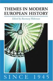 Cover of: Themes in European History Since 1945 (Themes in Modern Europeanhistory)