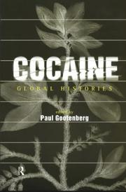 Cover of: Cocaine: Global Histories