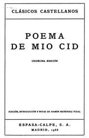 Cover of: Poema de mio Cid by El Cid Campeador.