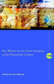 Cover of: Key Writers on Art by Chris Murray