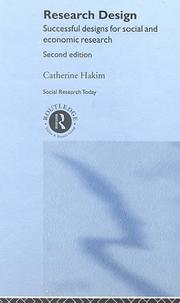 Cover of: Research design by Catherine Hakim